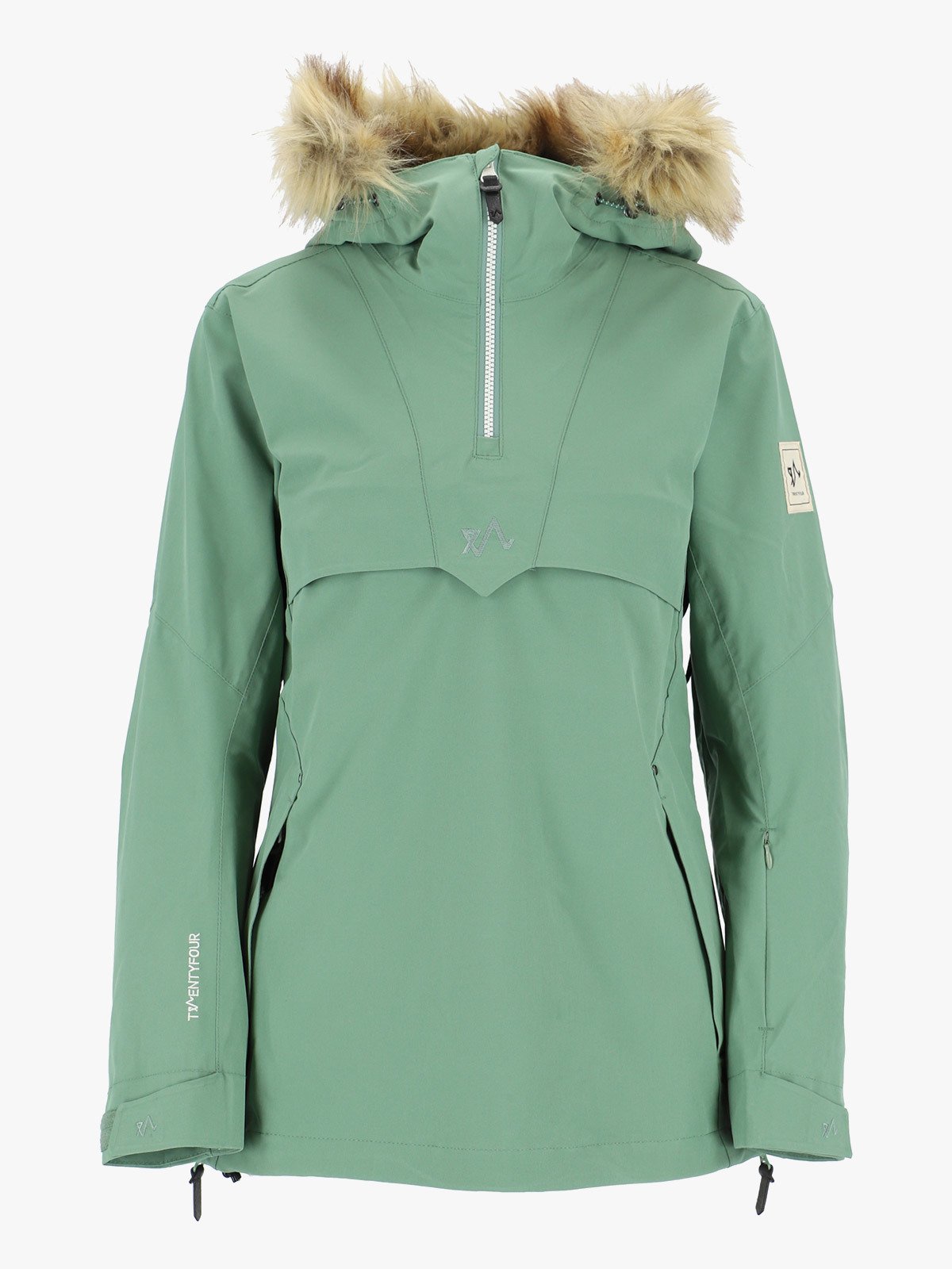 Twentyfour Finse 2.0 2-Lags Anorakk D Støvgrønn