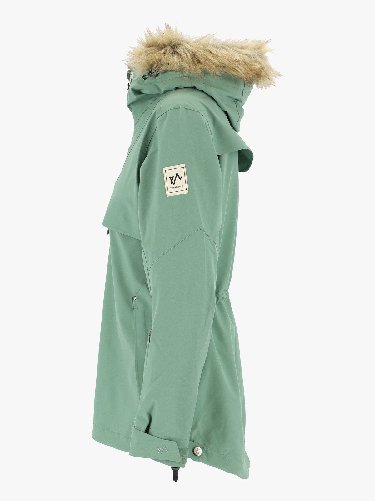 Twentyfour Finse 2.0 2-Lags Anorakk D Støvgrønn
