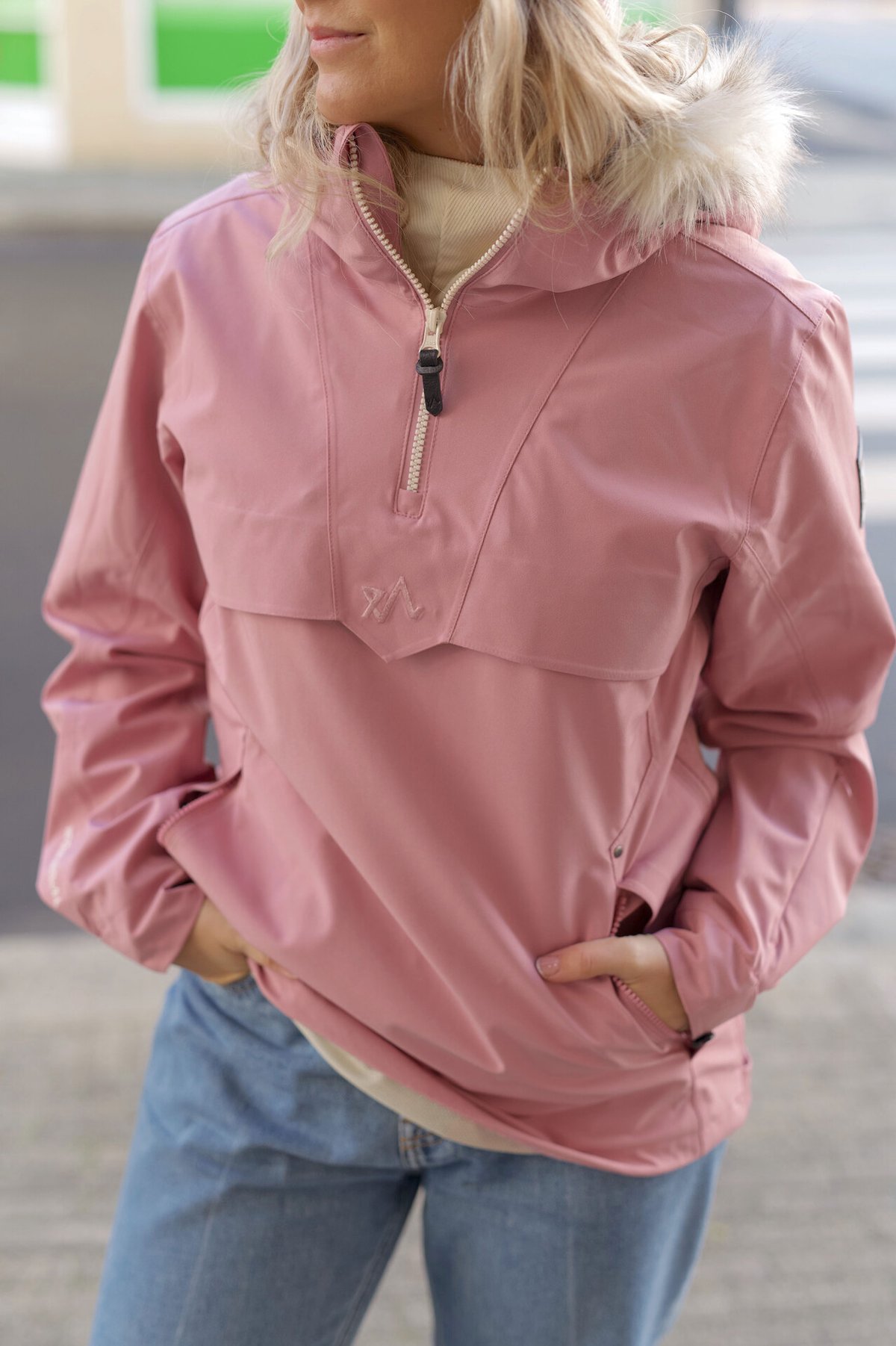 Twentyfour Finse 2.0 2-Lags Anorakk D Støvrosa