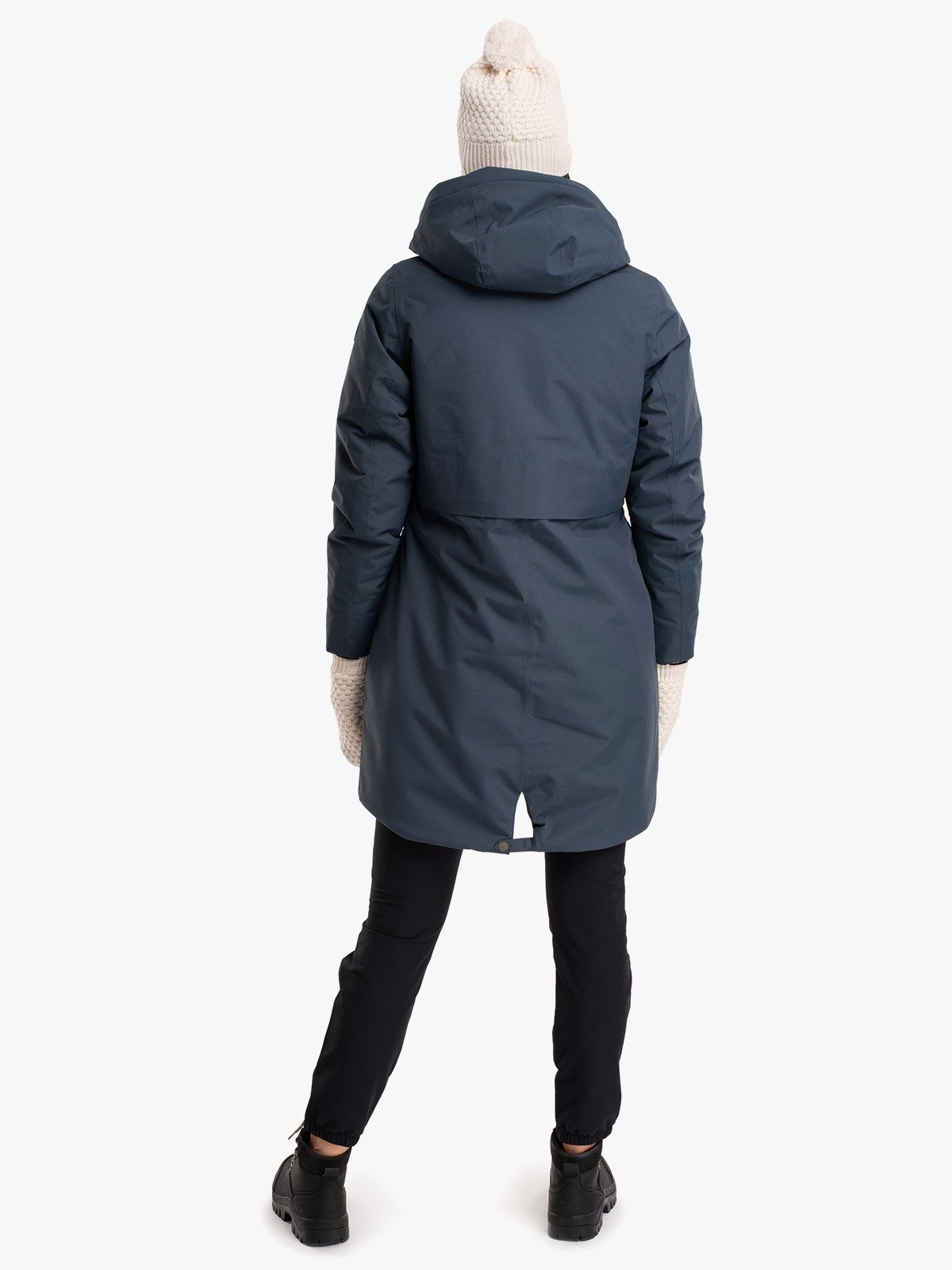 Twentyfour Mellow Vattert Parkas D Blekkblå