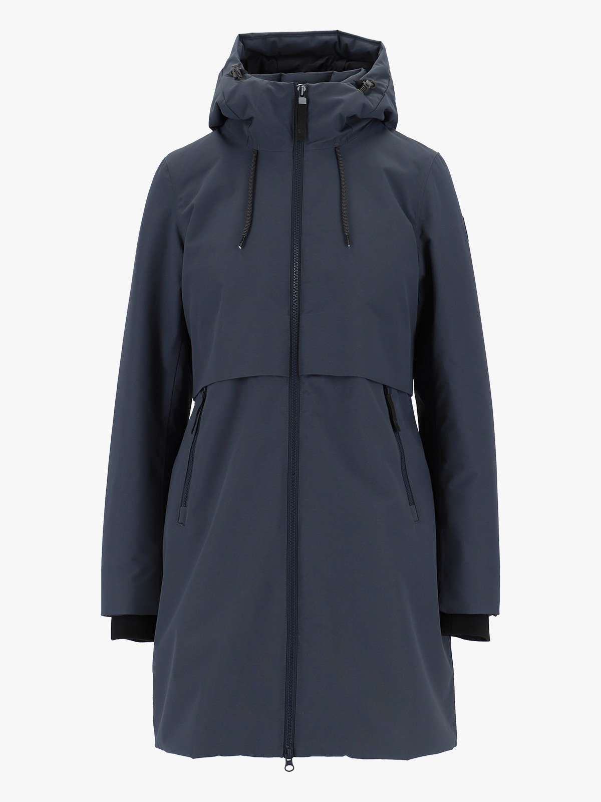 Twentyfour Mellow Vattert Parkas D Blekkblå