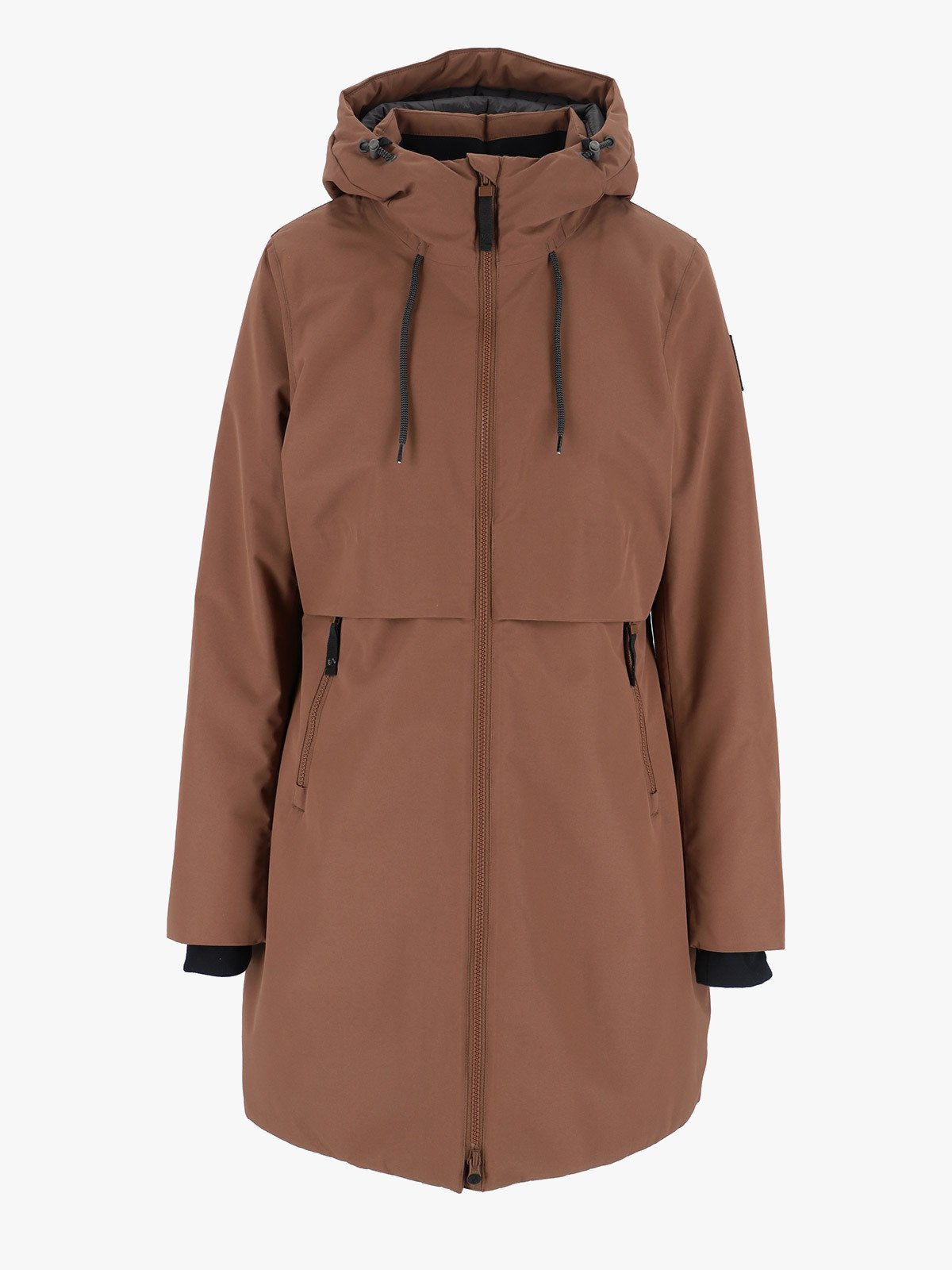 Twentyfour Mellow Vattert Parkas D Mokka