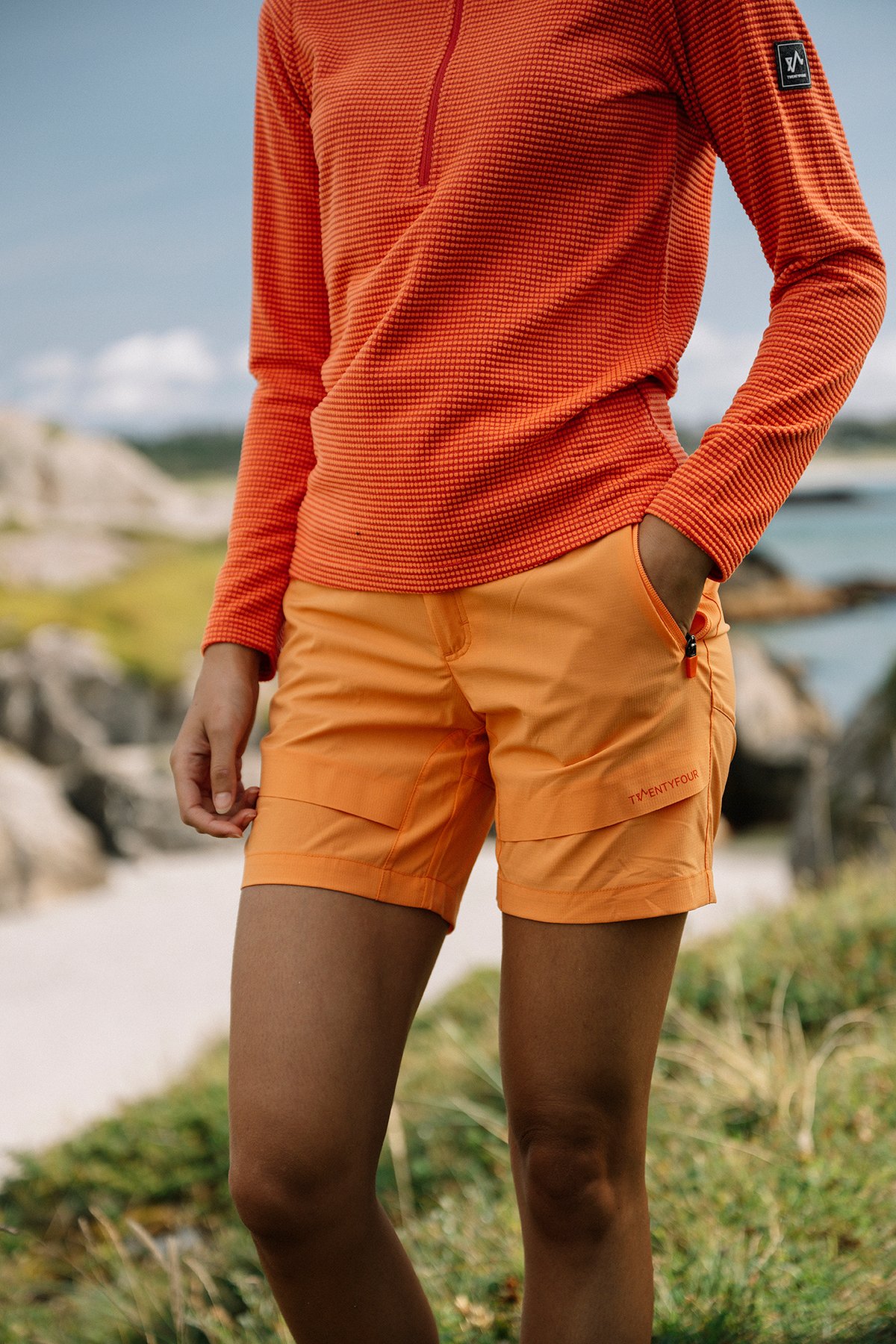 Twentyfour Loen LS Shorts D L Orange