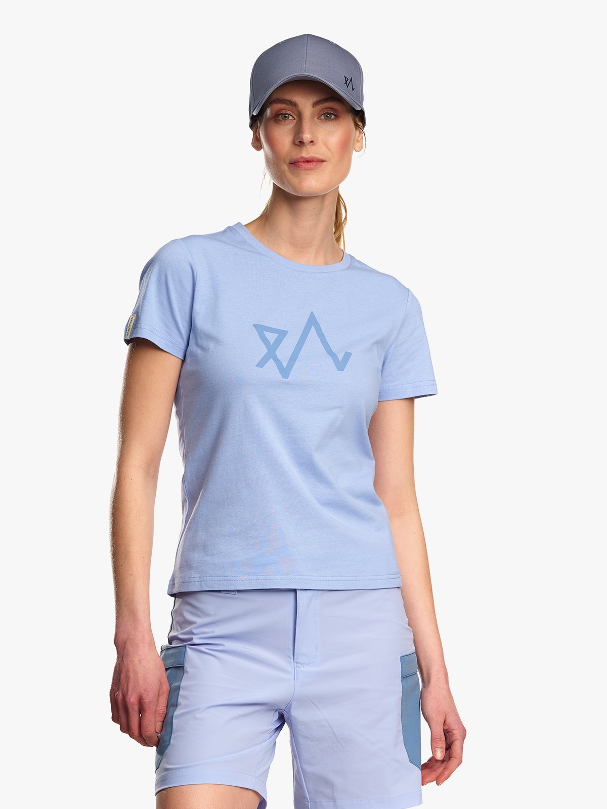 Twentyfour Logo T-skjorte D Pastellblå