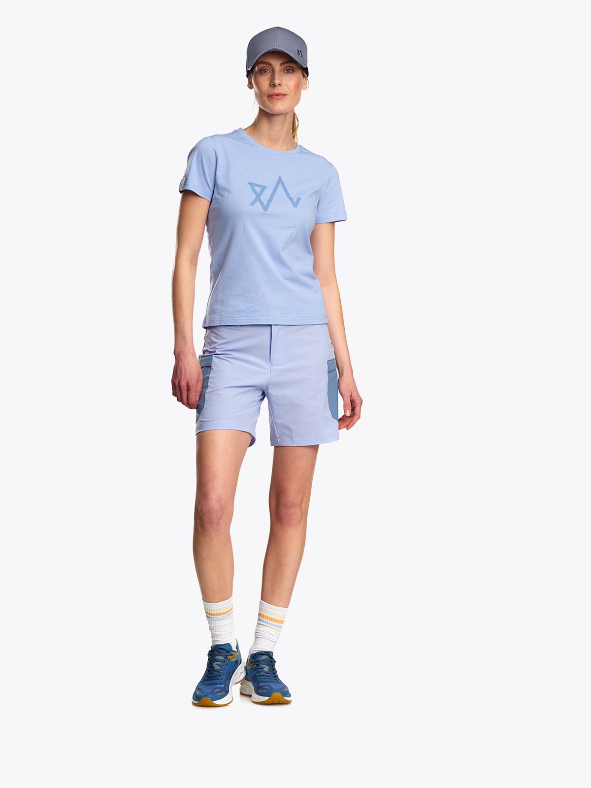 Twentyfour Logo T-skjorte D Pastellblå