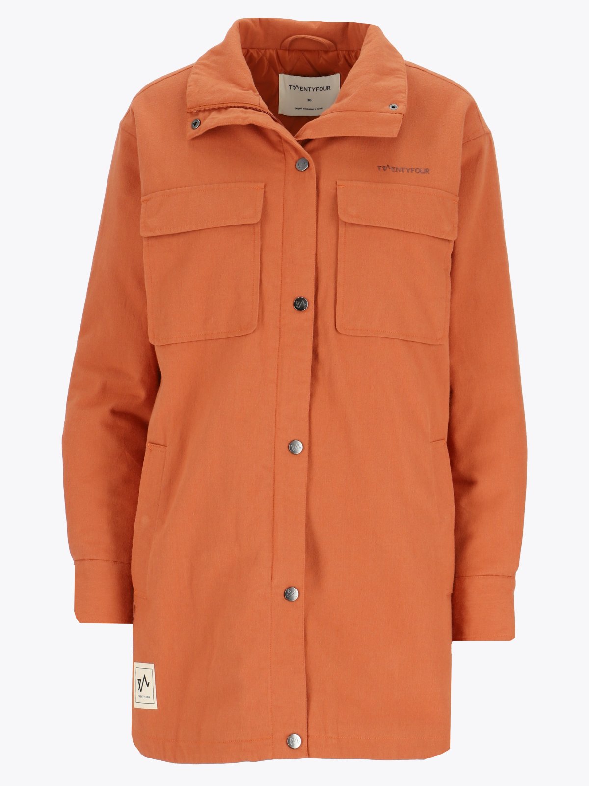 Twentyfour Finse Flannel Jakke D Cognac