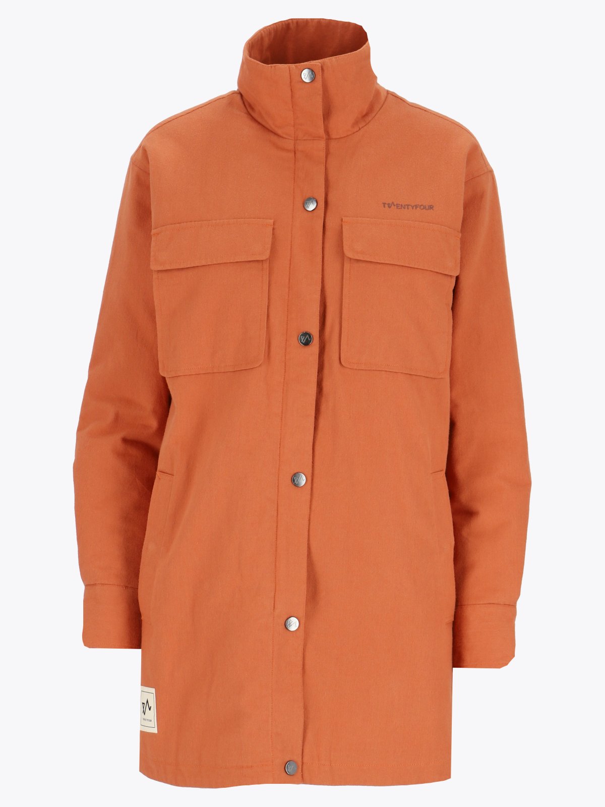 Twentyfour Finse Flannel Jakke D Cognac