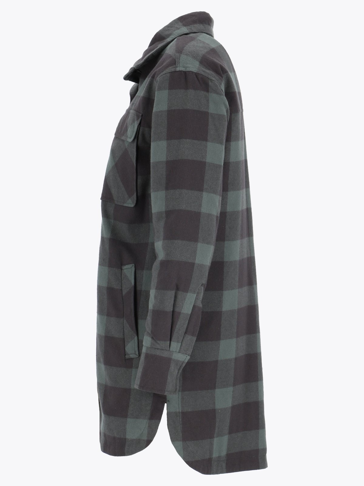 Twentyfour Finse Flannel Jakke D Mellomgrønn