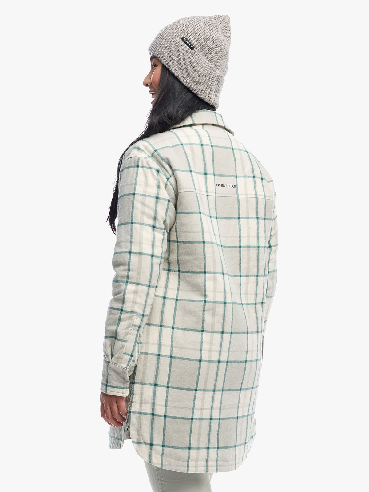 Twentyfour Finse Flannel Jakke D Varm Grå