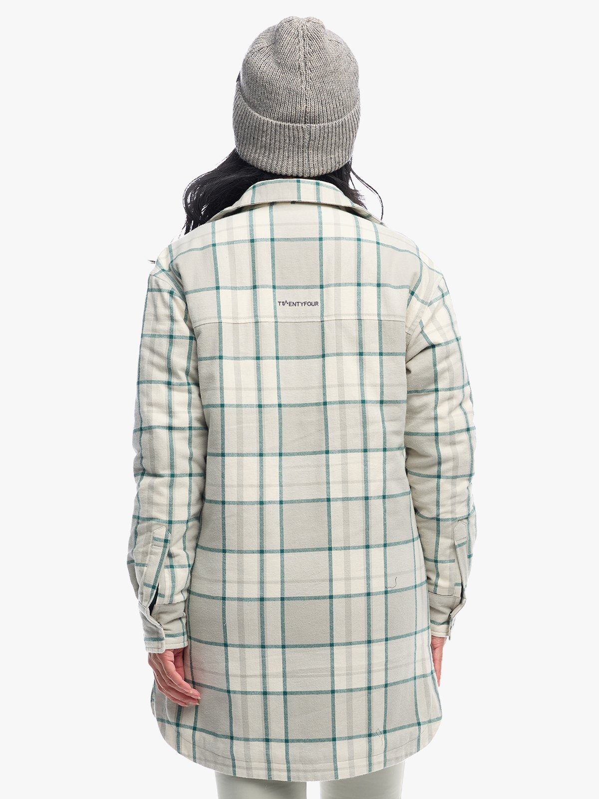 Twentyfour Finse Flannel Jakke D Varm Grå