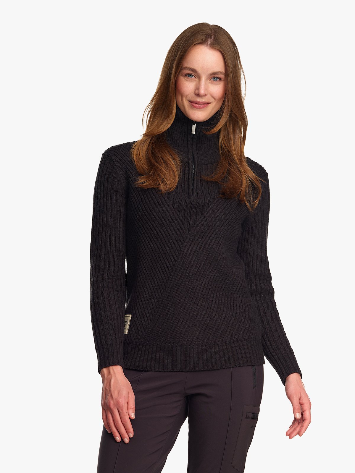 Twentyfour Finse Una Knit Sweater W Skyggesort