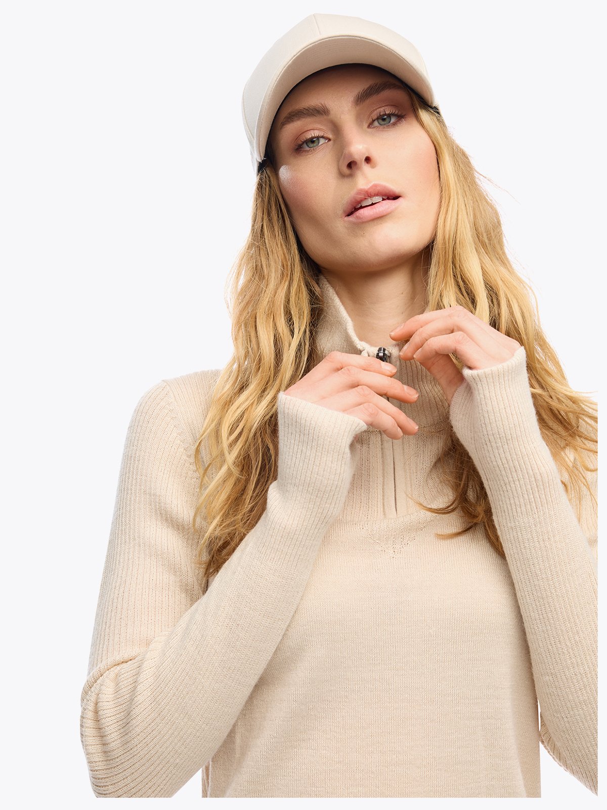 Twentyfour Flåm 2.0 HZ Genser D Gråhvit