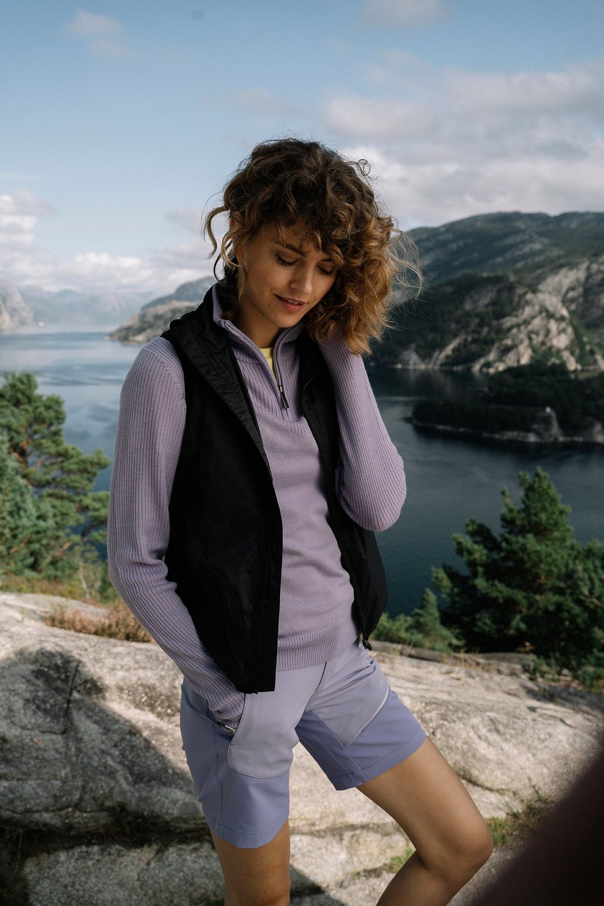 Twentyfour Flåm Hiking Vest D Sort