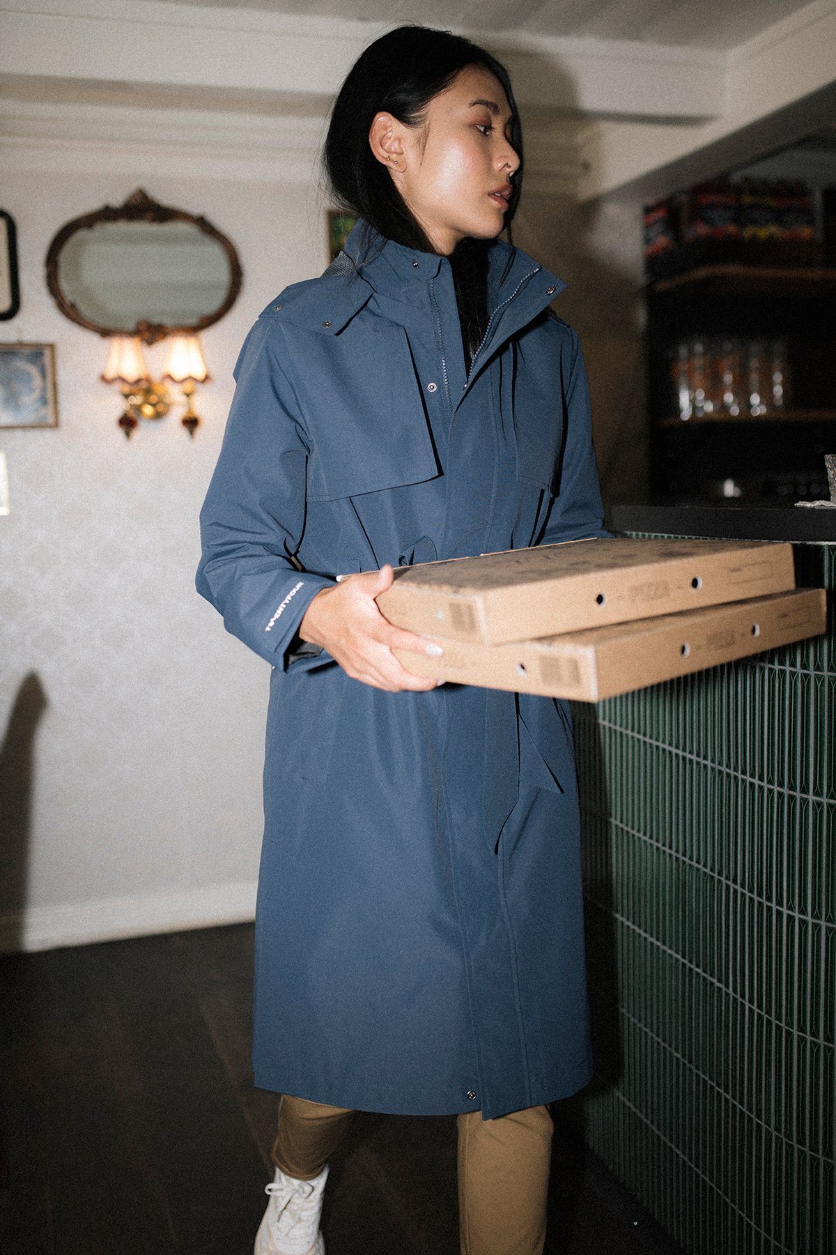 Twentyfour Mode 2L Trench D Marineblå