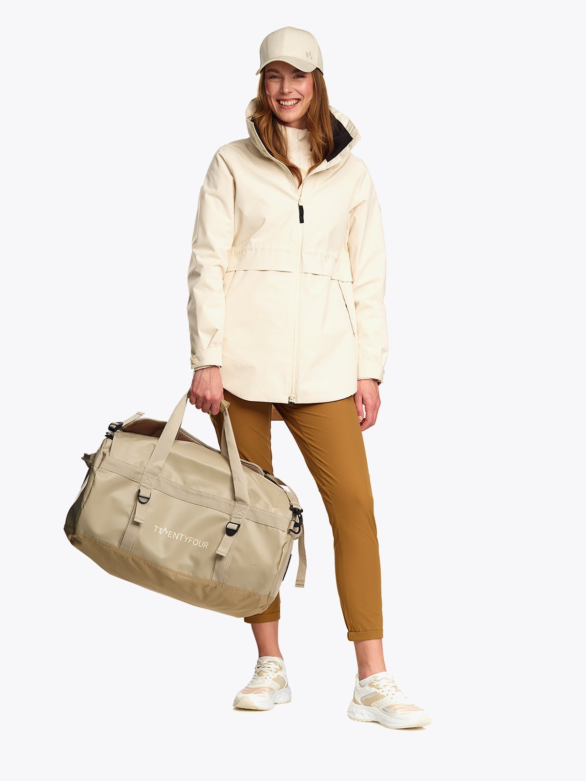 Twentyfour Mode 2L Skalljakke D Gråhvit