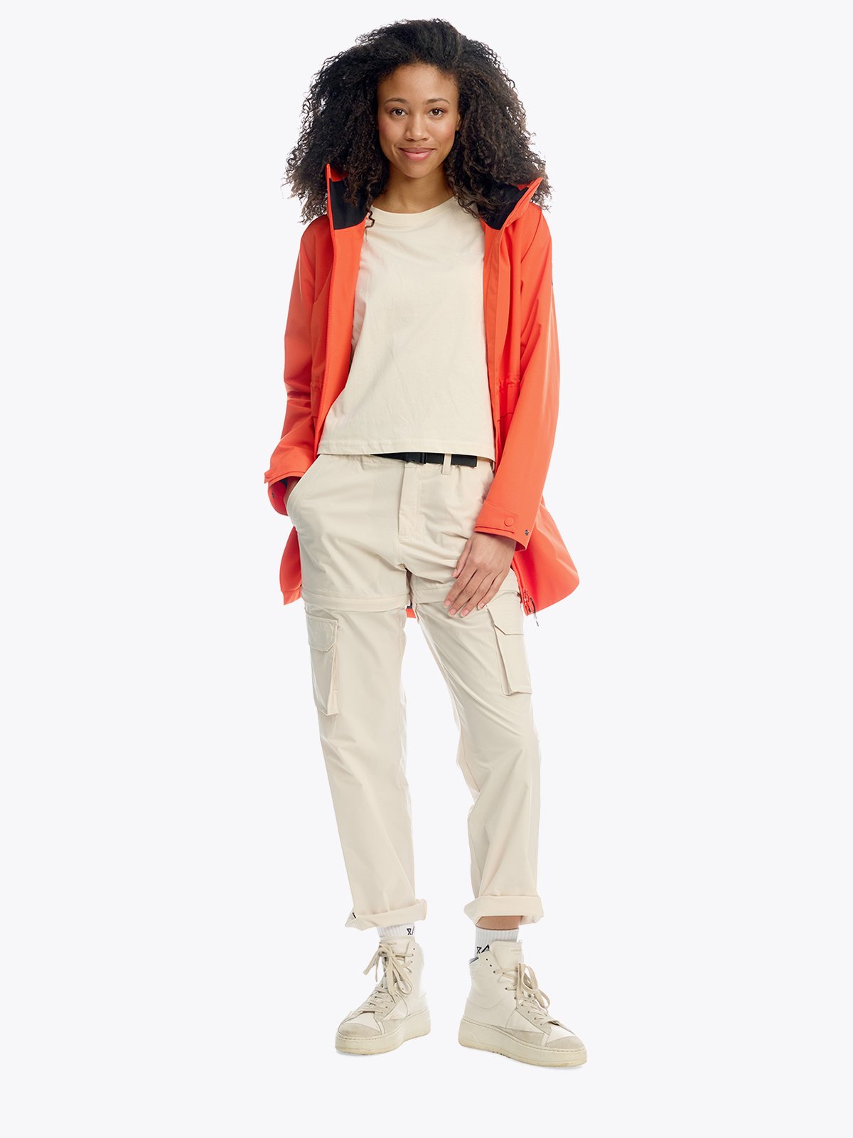 Twentyfour Mode 2L Skalljakke D Tomatrød