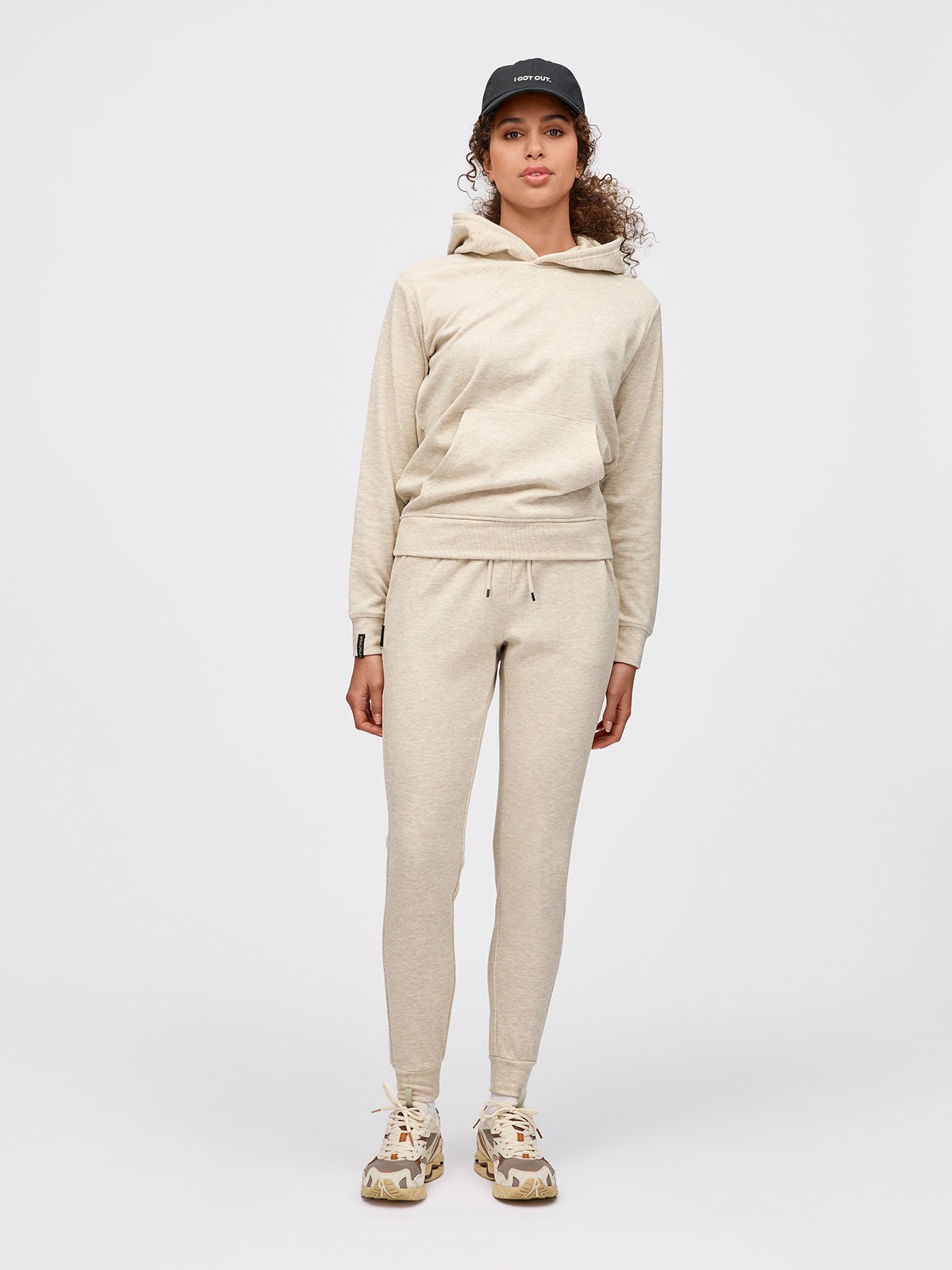 Twentyfour Mode Comfy Hoodie D Gråhvit