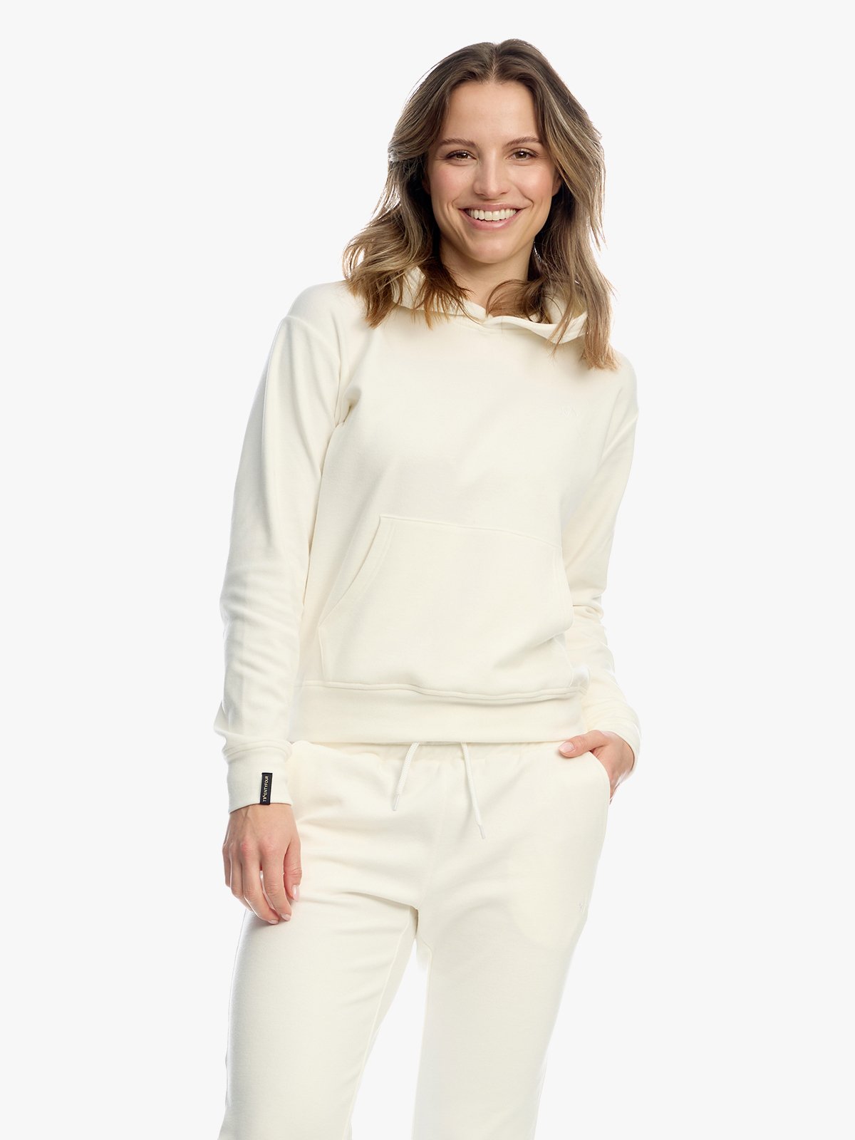 Twentyfour Mode Comfy Hoodie D Hvit