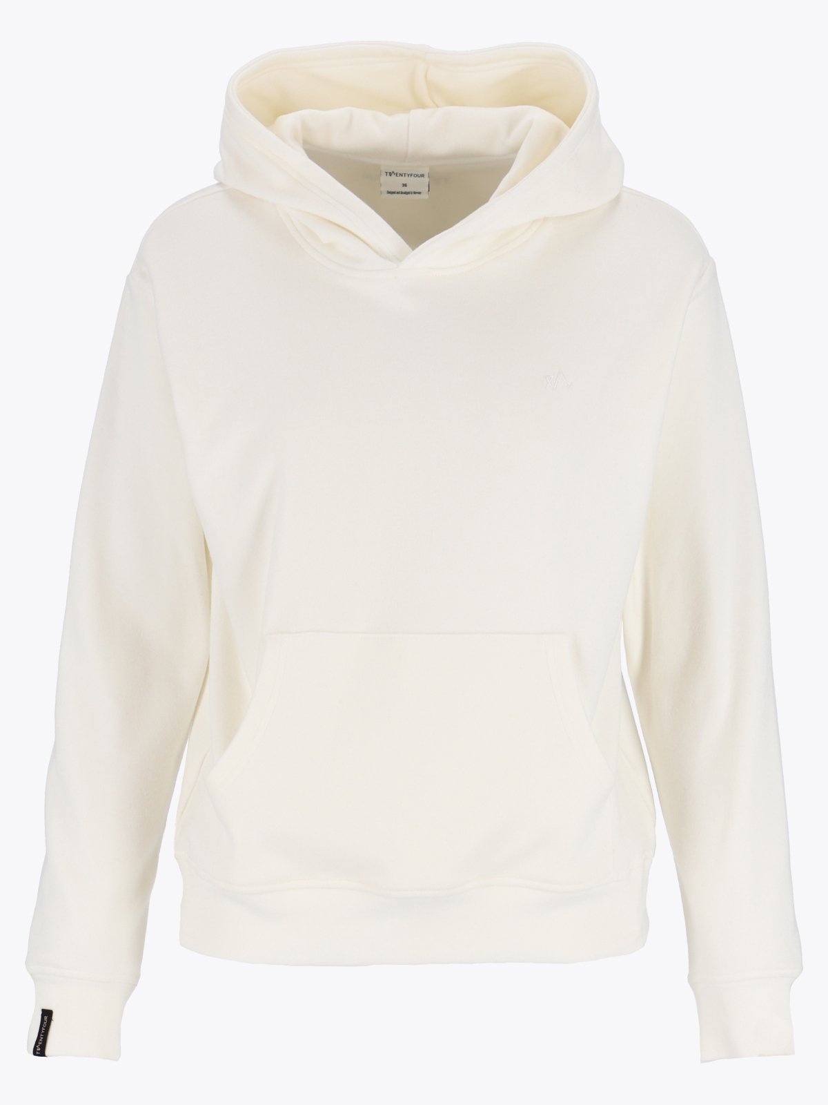 Twentyfour Mode Comfy Hoodie D Hvit