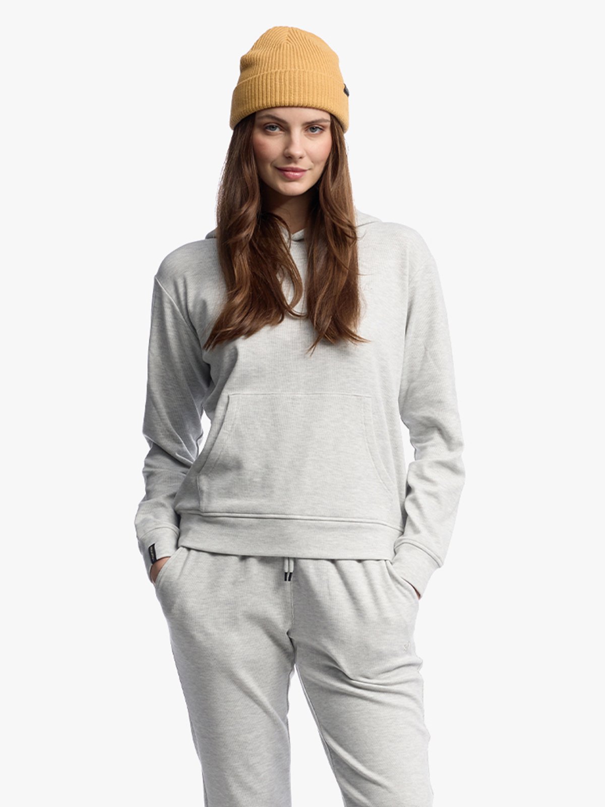 Twentyfour Mode Comfy Hoodie D Lys Grå M