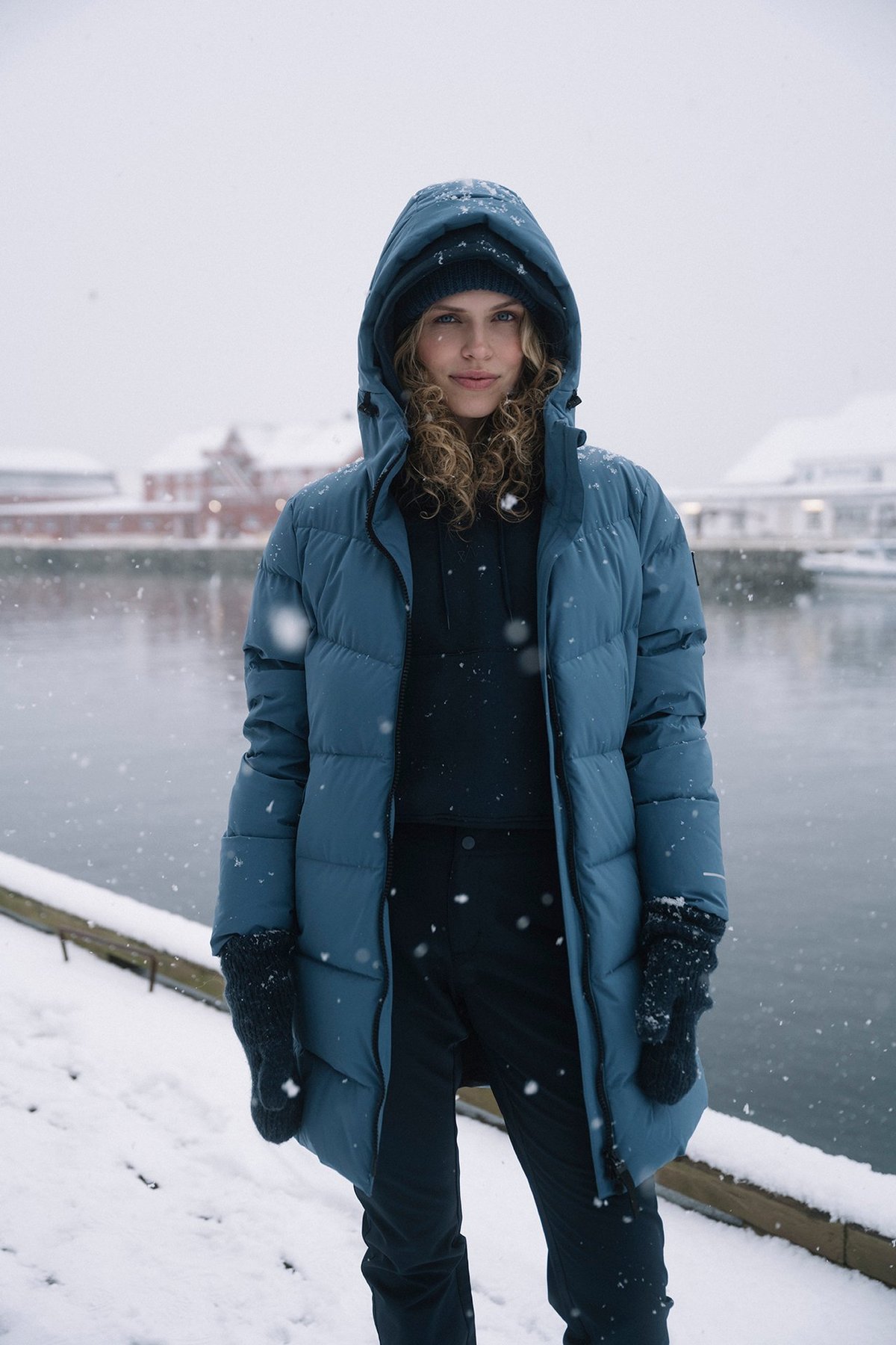 Twentyfour Mode Maya Dunparkas D Gråblå