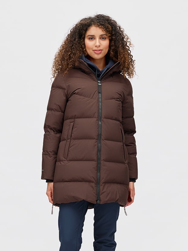 Twentyfour Mode Maya Dunparkas D Mørk Brun