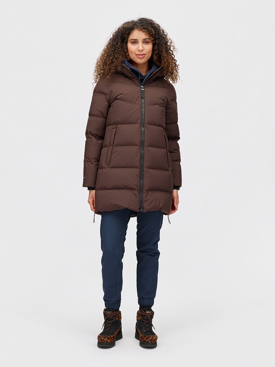 Twentyfour Mode Maya Dunparkas D Mørk Brun