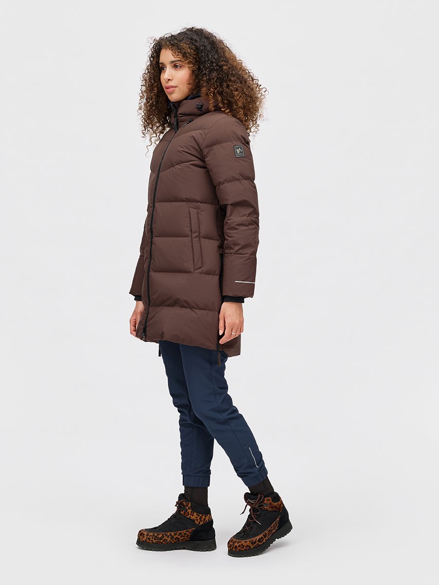 Twentyfour Mode Maya Dunparkas D Mørk Brun