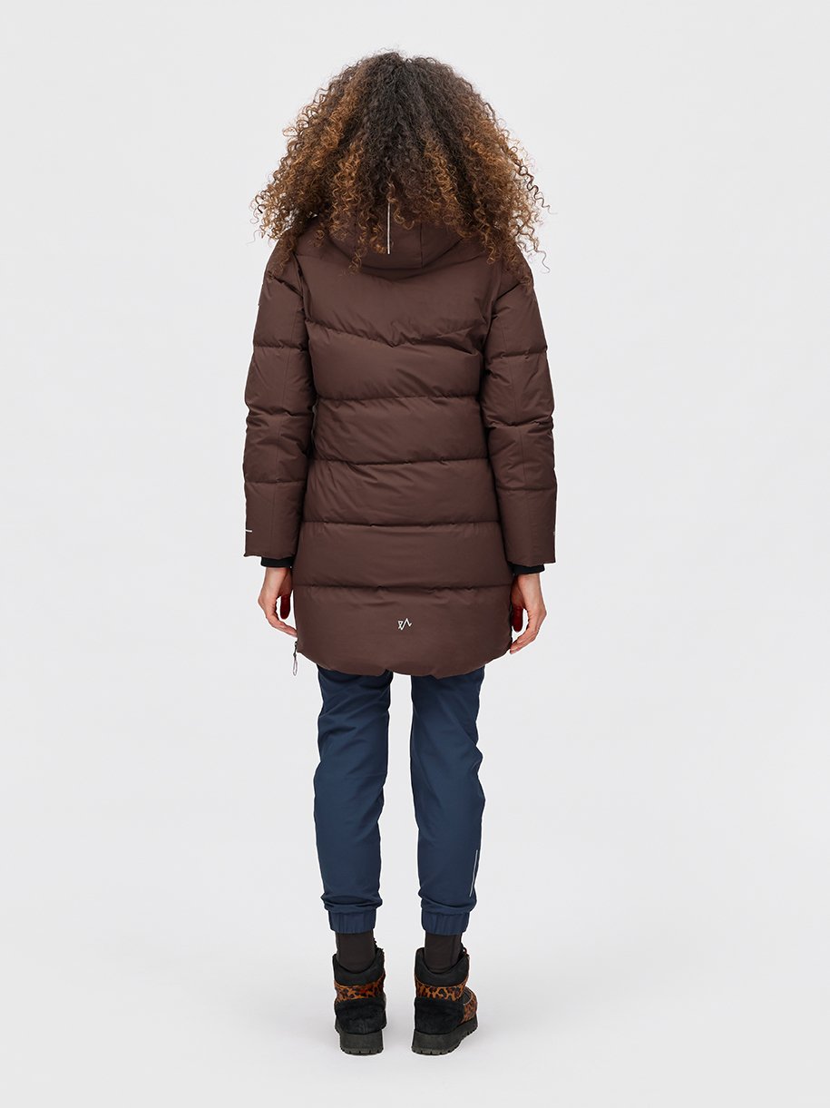 Twentyfour Mode Maya Dunparkas D Mørk Brun