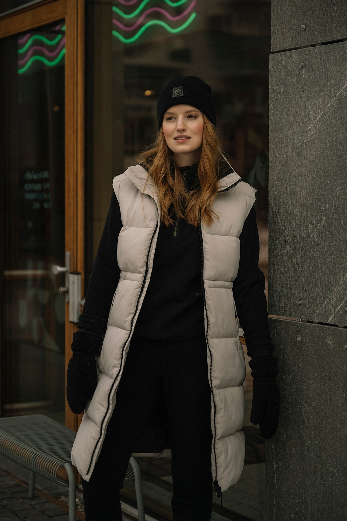 Twentyfour Mode Ada Vest D Varm Grå