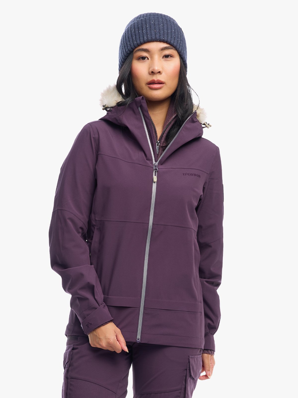 Twentyfour Finse Origin 2L Jakke D Dyp Plomme