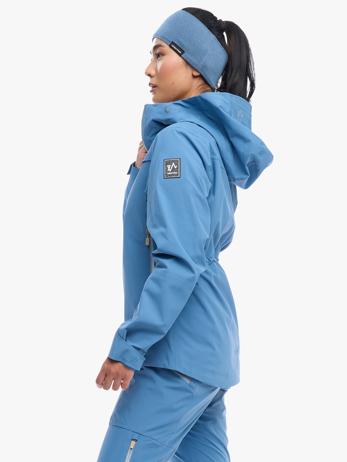 Twentyfour Finse 3L Skalljakke D Mellomblå