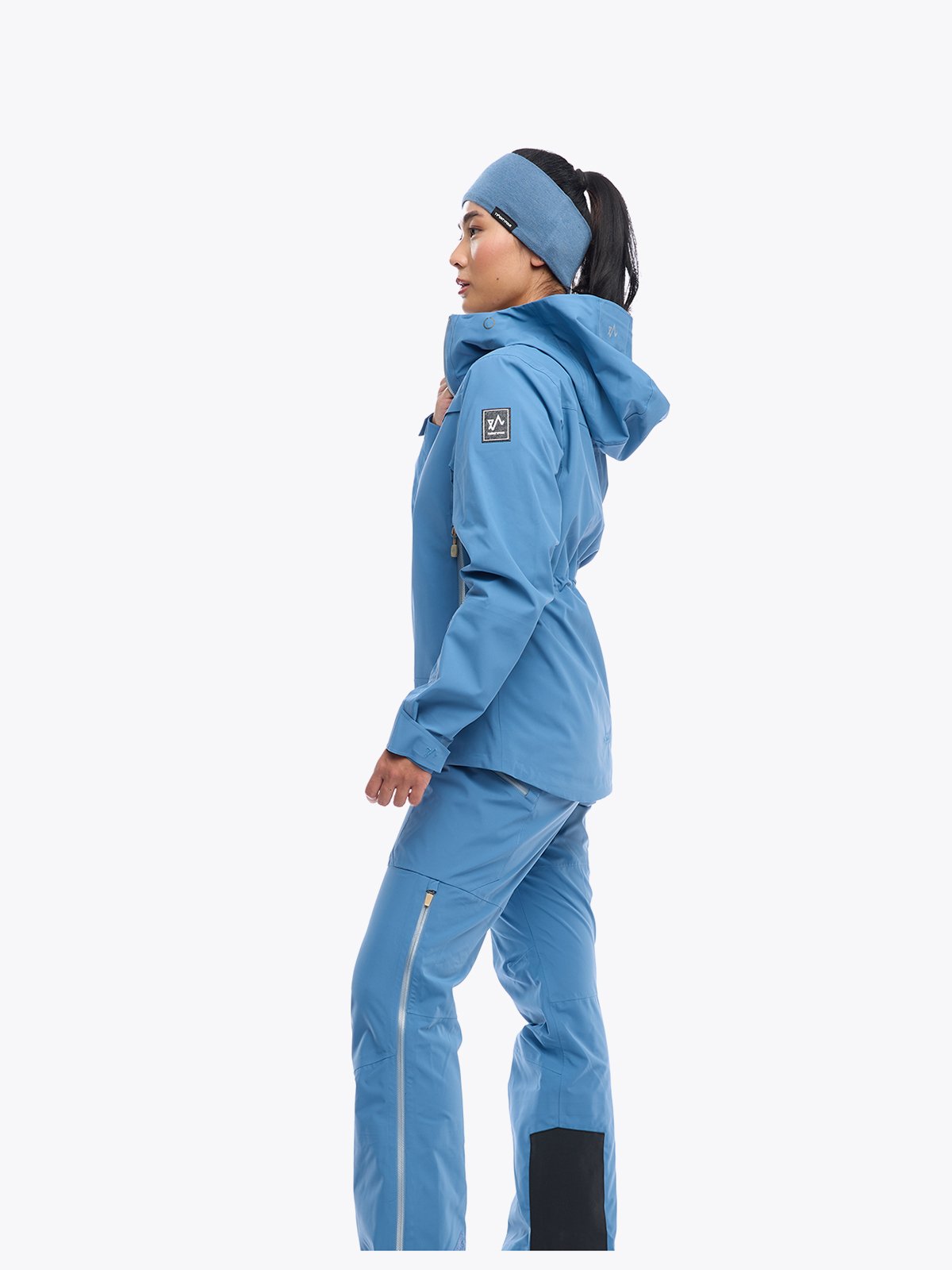 Twentyfour Finse 3L Skalljakke D Mellomblå