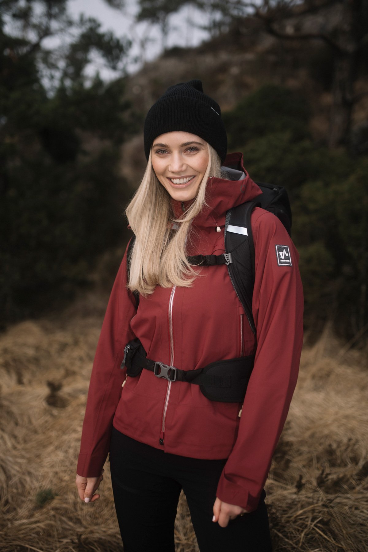 Twentyfour Finse 3L Skalljakke D Vinrød