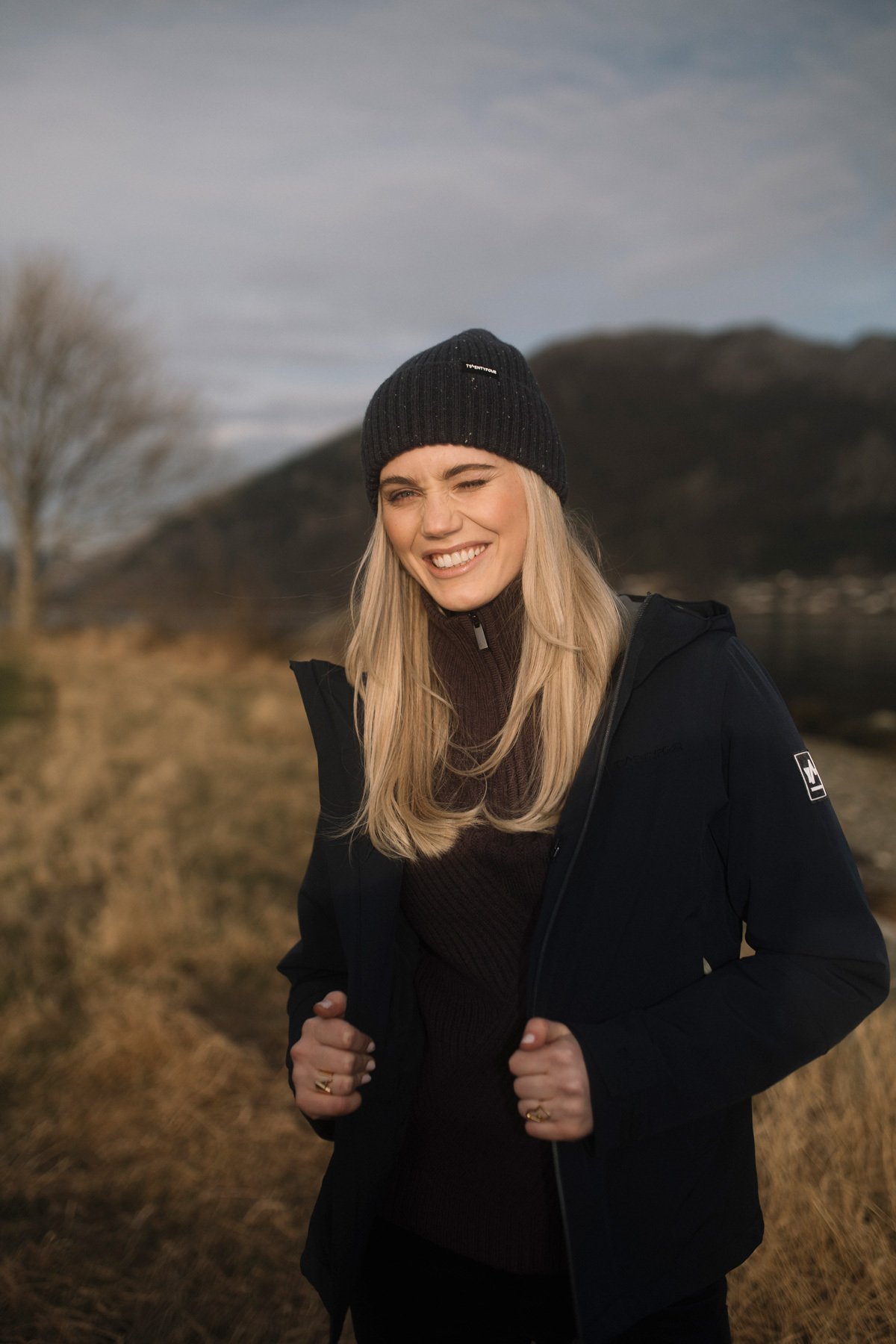 Twentyfour Finse Warm Skalljakke D Skyggesort