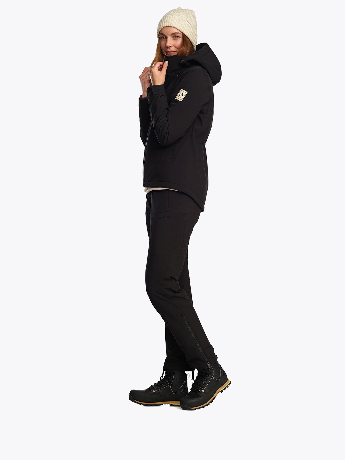 Twentyfour Finse Warm Skalljakke D Skyggesort