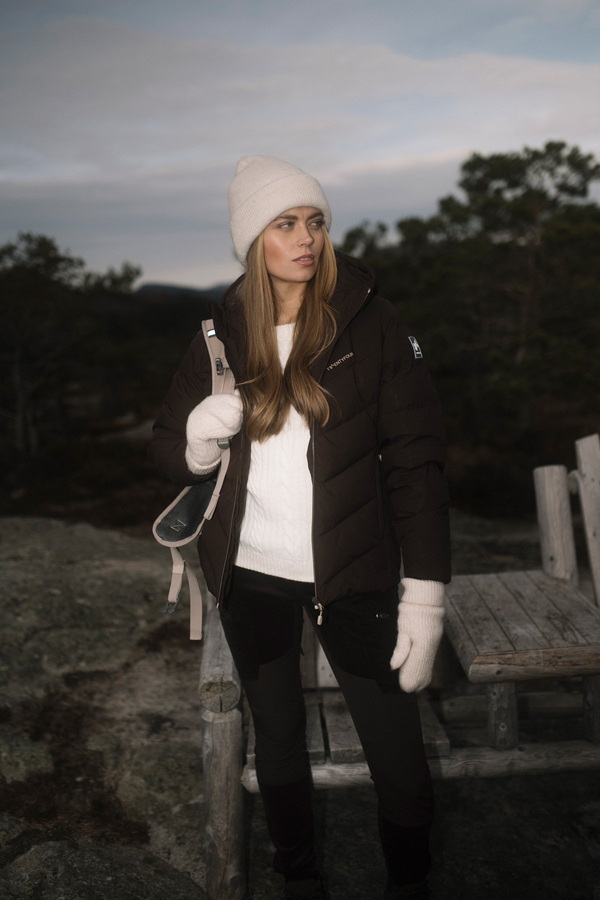 Twentyfour Finse Origin Dunjakke D Mørk Brun