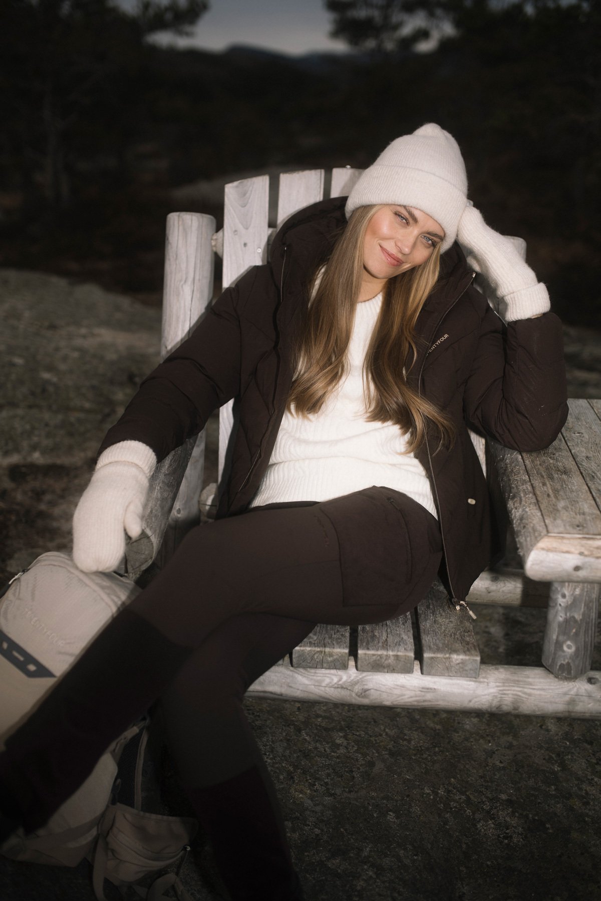 Twentyfour Finse Origin Dunjakke D Mørk Brun