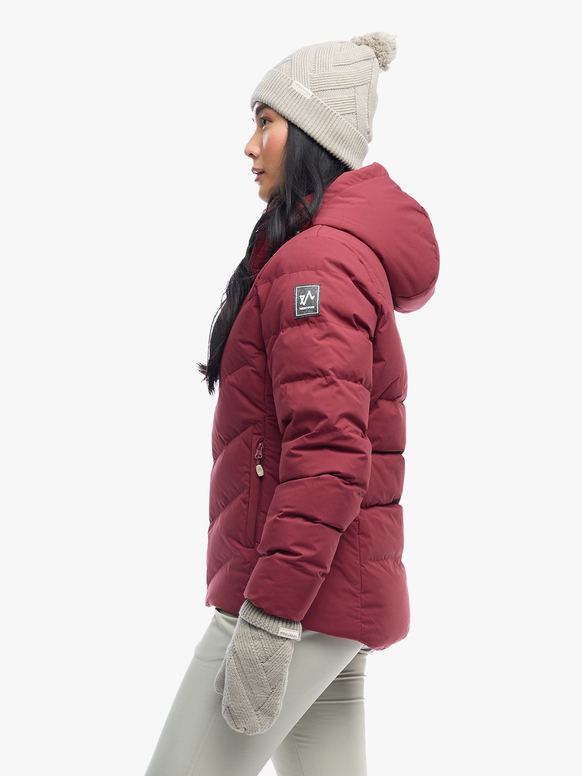 Twentyfour Finse Origin Dunjakke D Vinrød