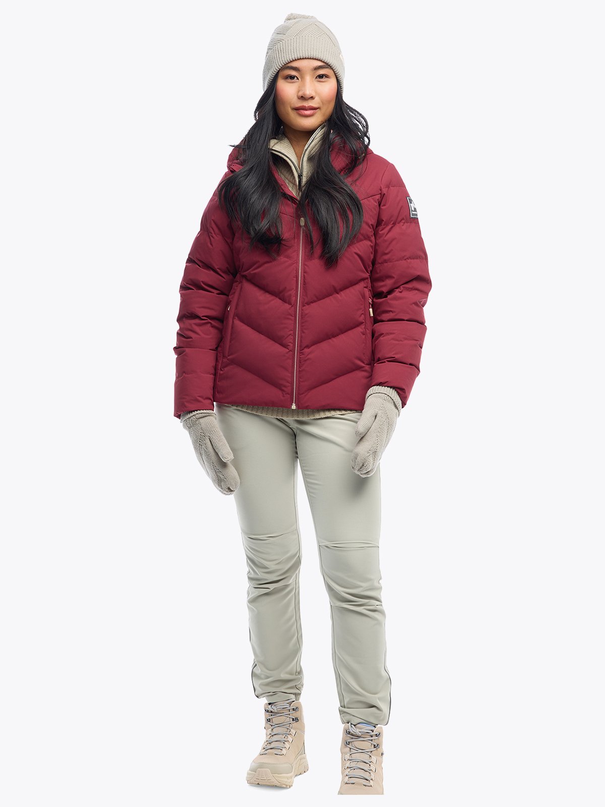 Twentyfour Finse Origin Dunjakke D Vinrød