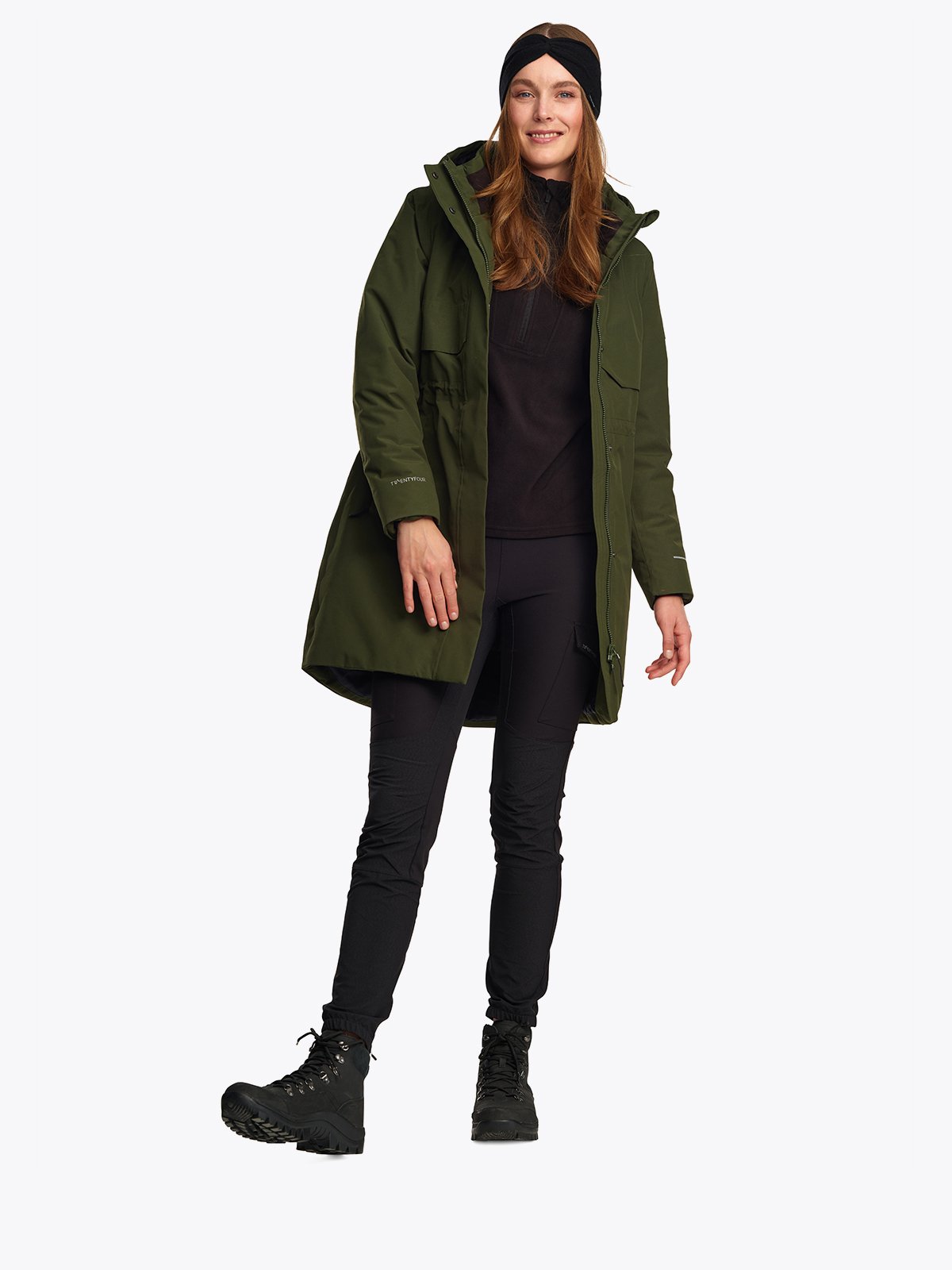 Twentyfour Mode Mia Warm Parkas D Olivensort