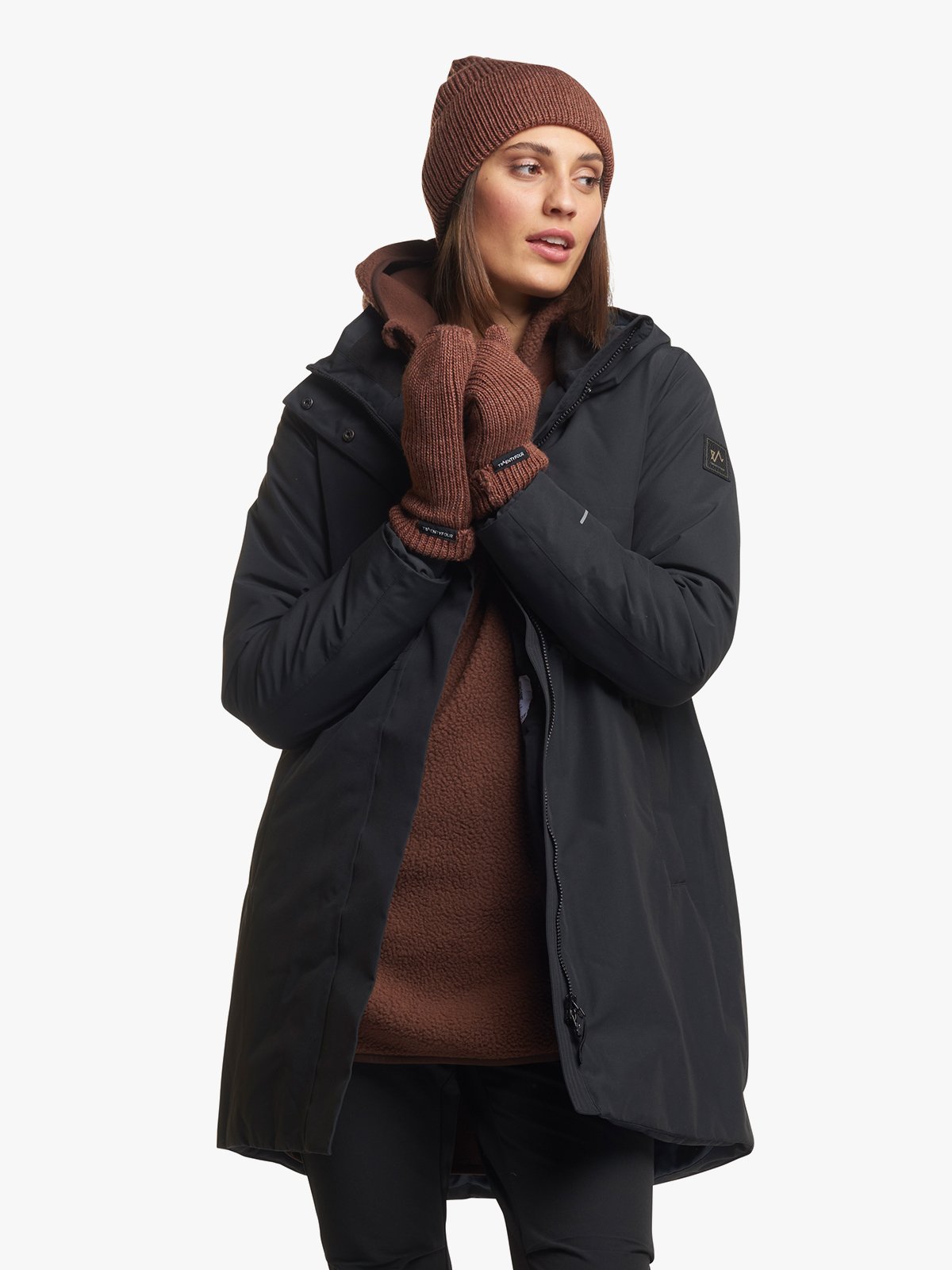 Twentyfour Mode Mia Warm Parkas D Skyggesort