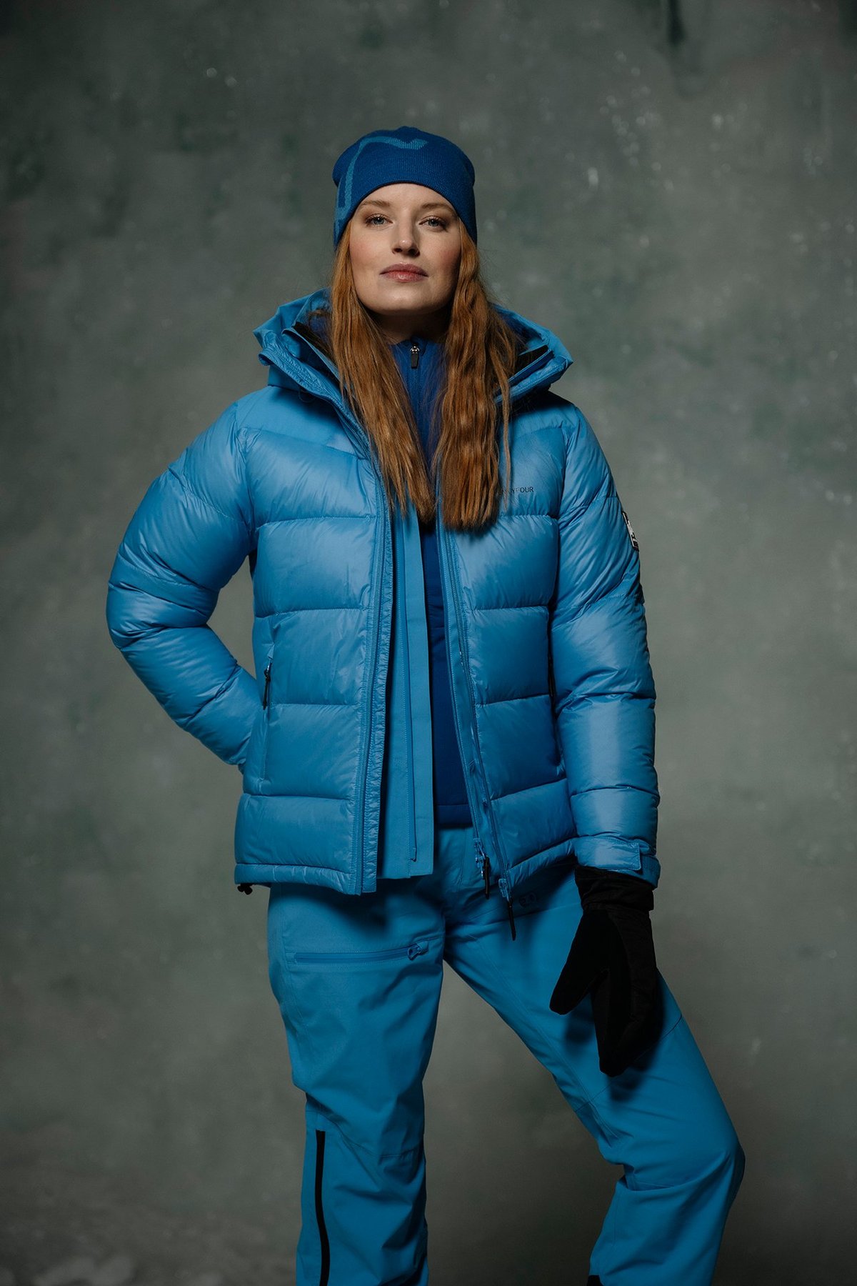 Twentyfour Isbre Dunjakke D Asurblå