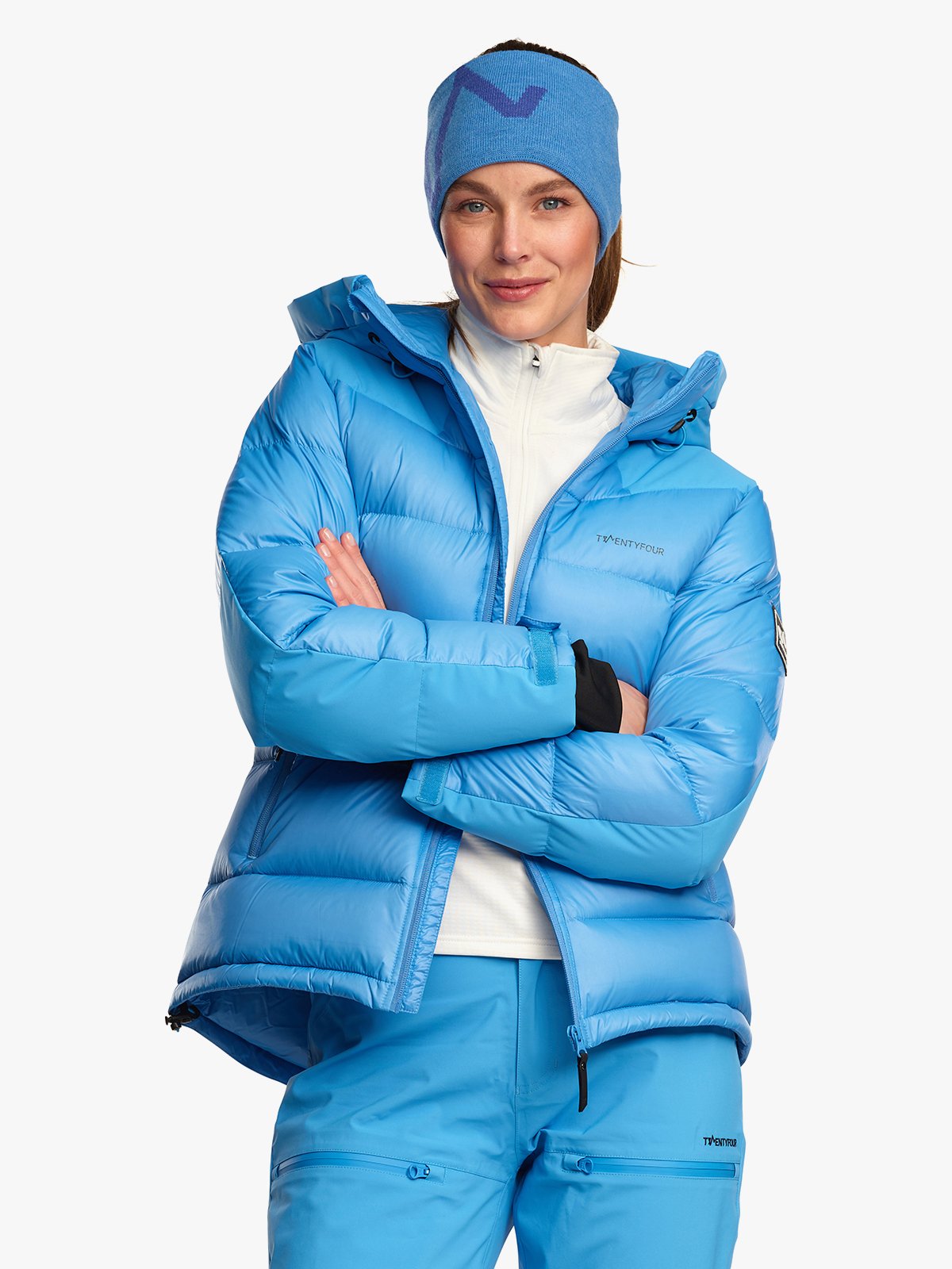 Twentyfour Isbre Dunjakke D Asurblå
