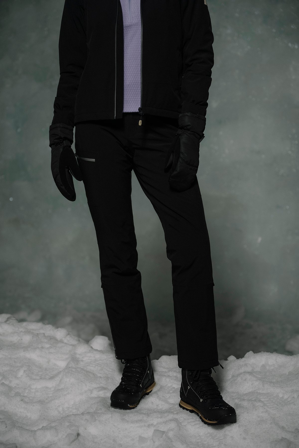 Twentyfour Finse Warm Skallbukse D Skyggesort