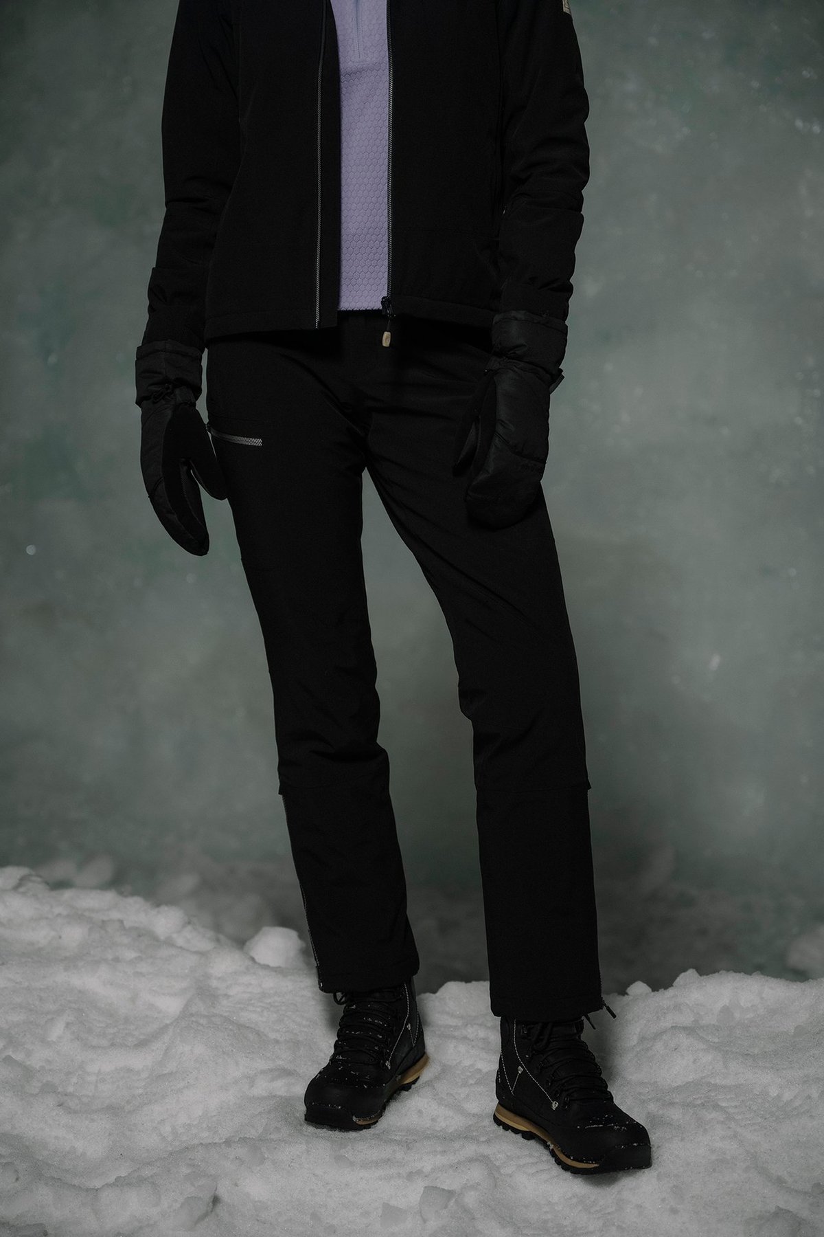 Twentyfour Finse Warm Skallbukse D Skyggesort