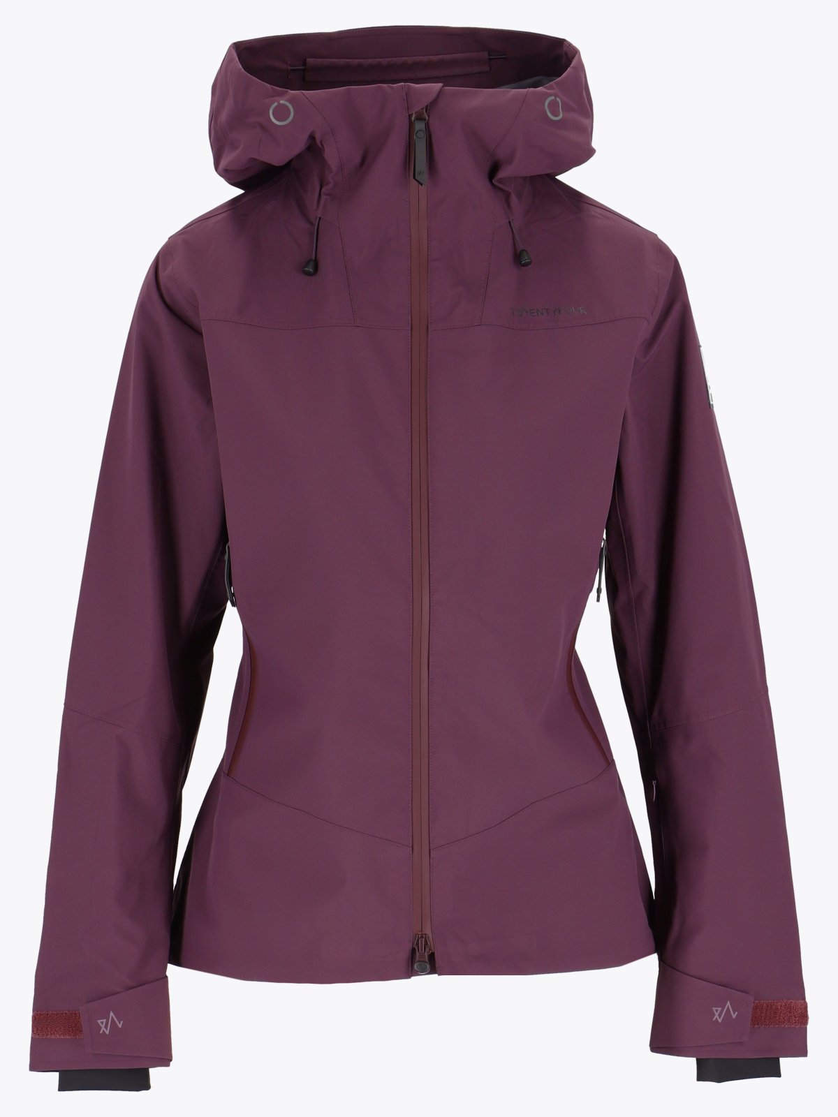 Twentyfour Isbre 3L Skalljakke D Dyp Plomme