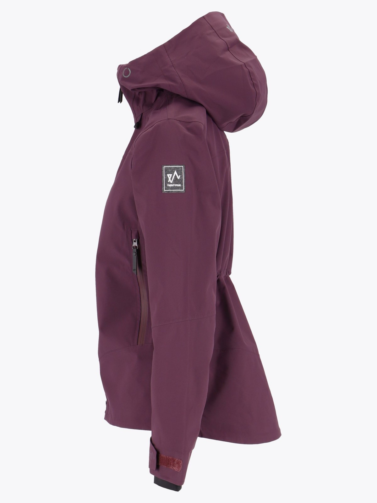 Twentyfour Isbre 3L Skalljakke D Dyp Plomme