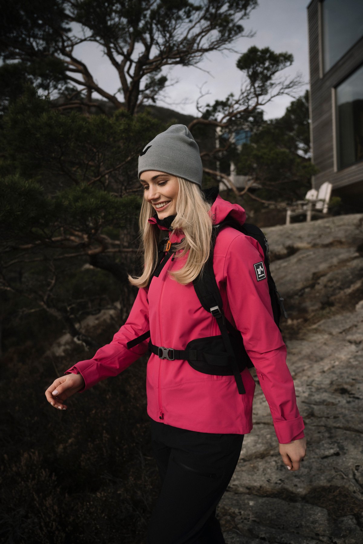 Twentyfour Isbre 3L Skalljakke D Dyp Rosa