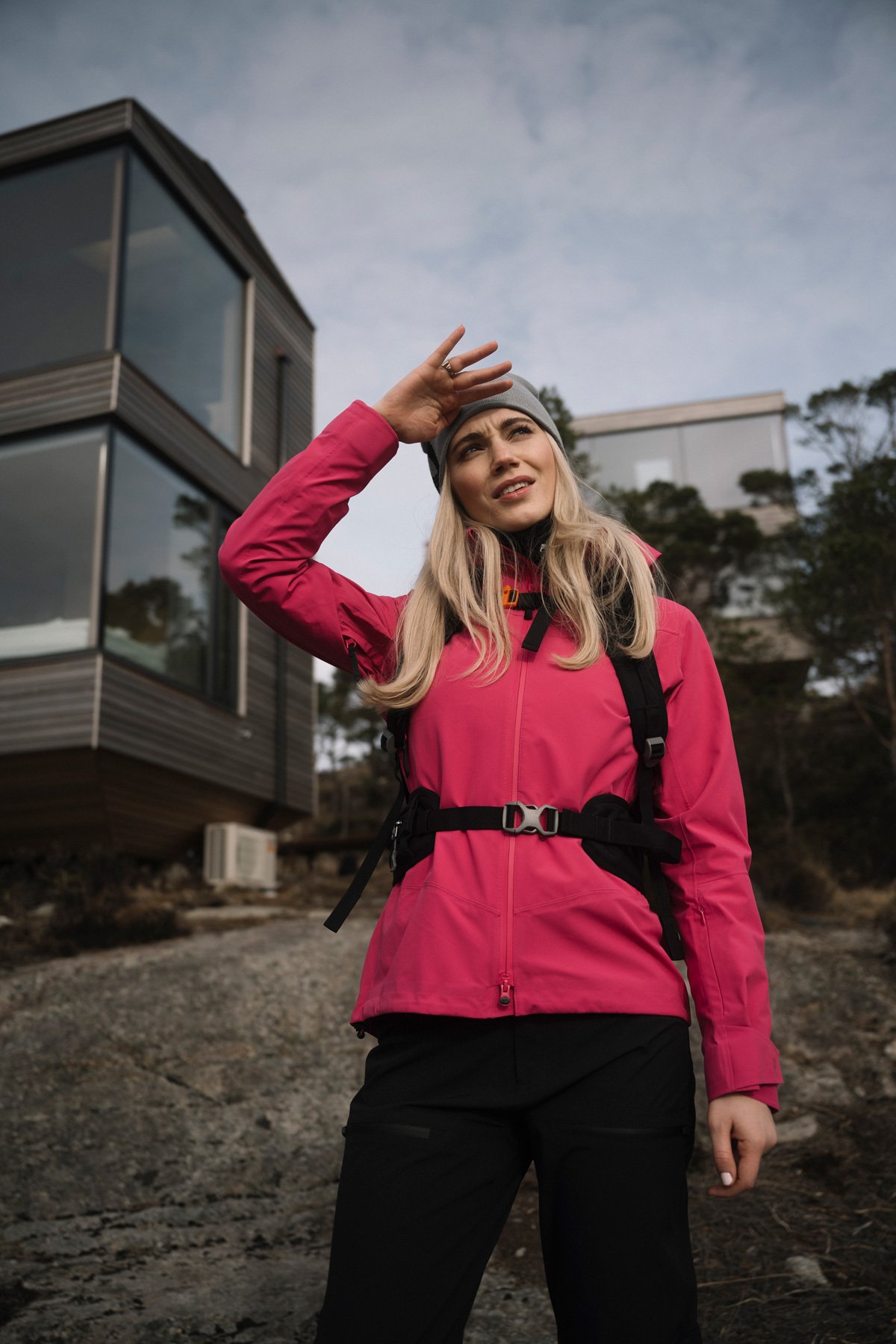 Twentyfour Isbre 3L Skalljakke D Dyp Rosa